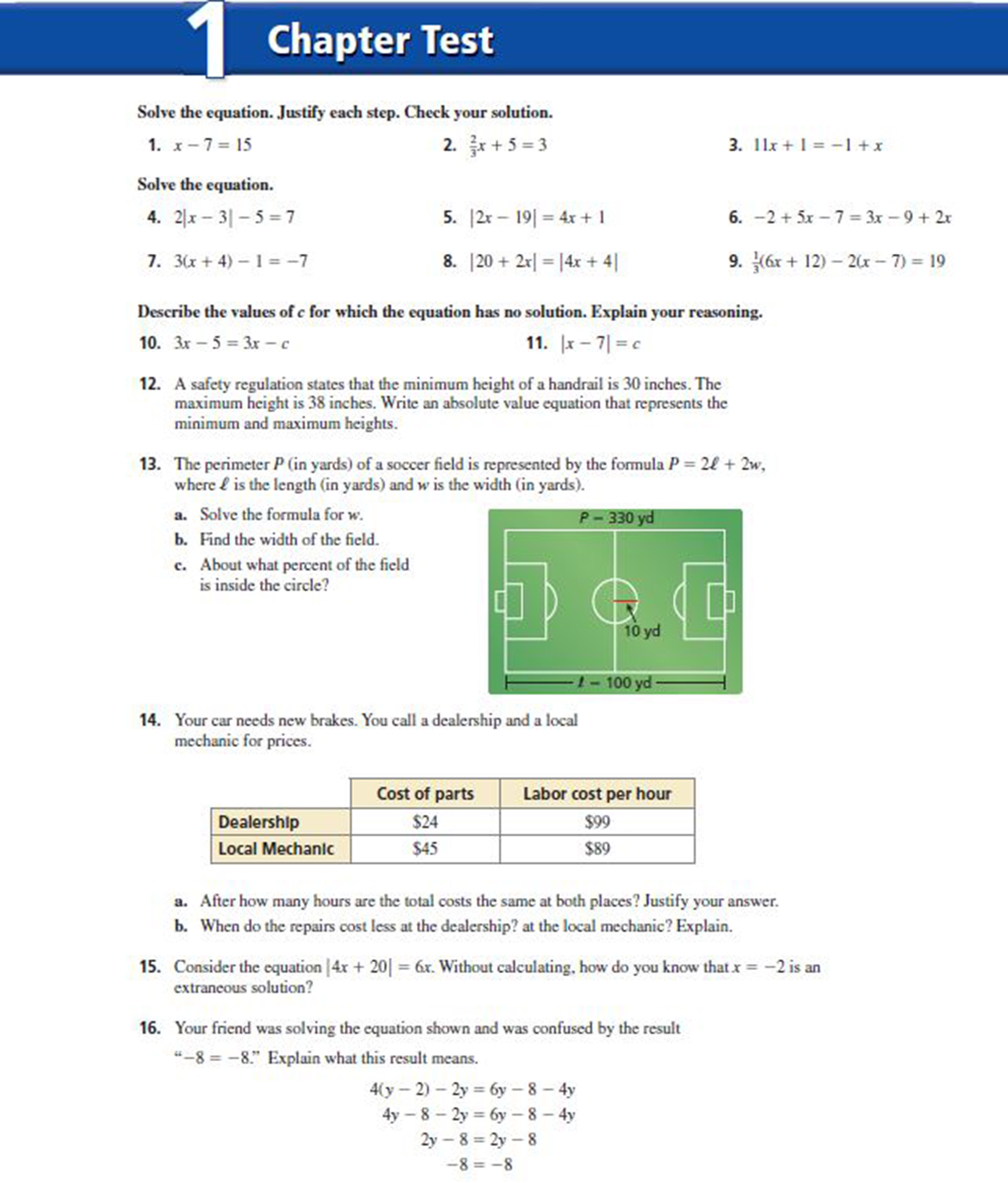 Chapter 1 Geometry Test AshyaAshligh